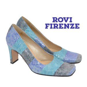 Rare Vintage 60's Italian Leather Heels 7-7.5